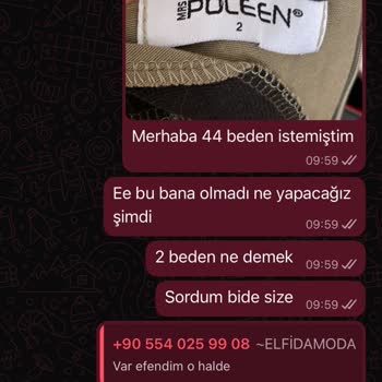 Yanlış Beden Gönderimi Ve Esnek Olmayan İade Politikası Hayal Kırıklığı Yarattı