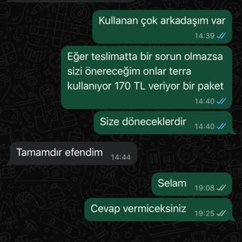 Ürün Ücreti Ödemesinden Sonra İletişim Kesildi