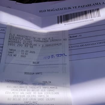 FLO'dan Aldığım Polaris Terlik 20 Günde Deforme Oldu, İade Kabul Edilmedi