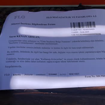 FLO'dan Aldığım Polaris Terlik 20 Günde Deforme Oldu, İade Kabul Edilmedi