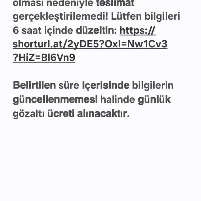 Numaram Kullanılarak PTT Kargo Adına Sahte Mesaj Gönderiliyor