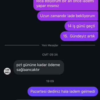 İptal Edilen Siparişimin İadesi Yapılmıyor, Sürekli Oyalıyorlar