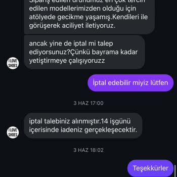 İptal Edilen Siparişimin İadesi Yapılmıyor, Sürekli Oyalıyorlar