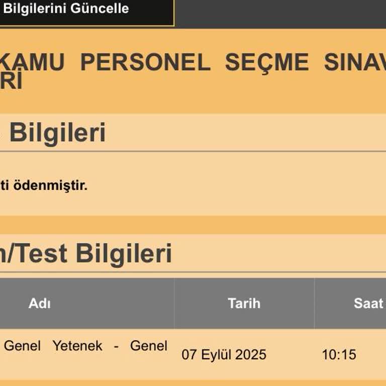 Yanlış KPSS Başvurusunun İptali Ve Ücret İadesi Talebi