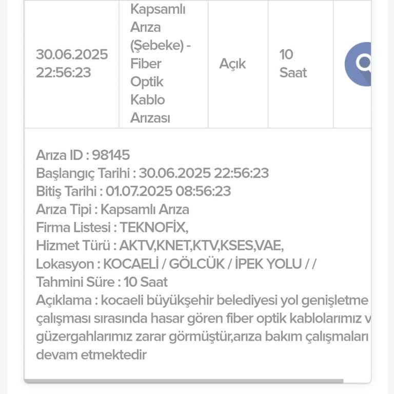 Dört Gündür İnternet Ve TV Yok, Bilgi Ve Tazminat Bekliyorum