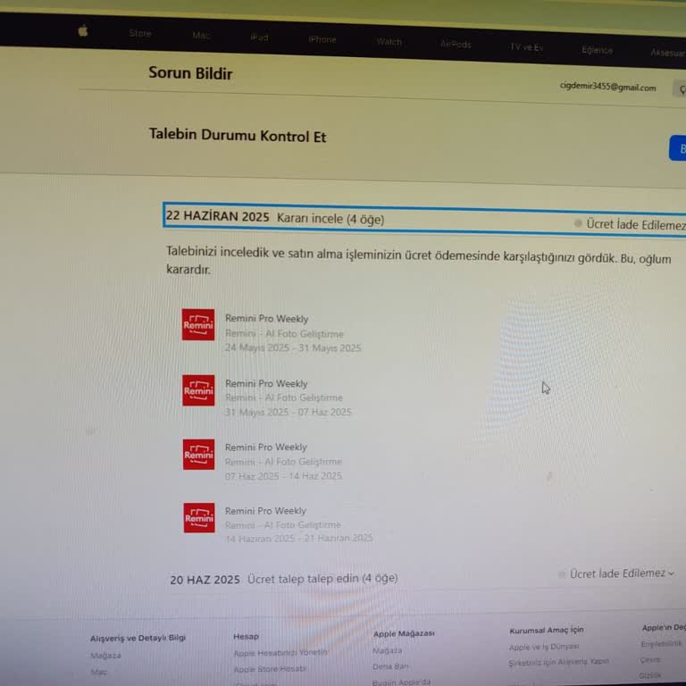 Haberim Olmadan Başlatılan İtunes Üyeliği Ve Haksız Fatura Ücreti