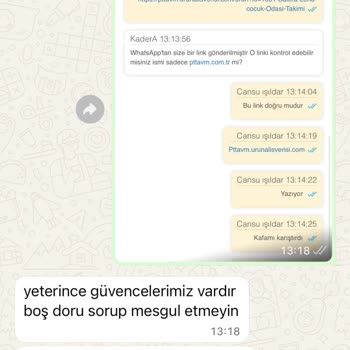 Sahte İnternet Sitesiyle Mağduriyet Yaşadım