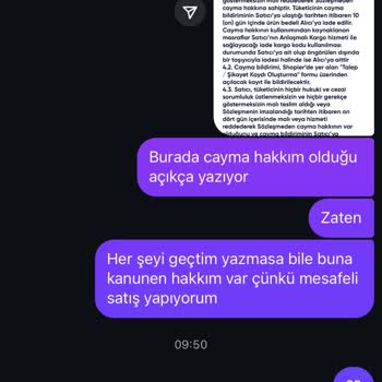 İade Talebime Cevap Verilmiyor Ve Tüketici Haklarıma Uyulmuyor