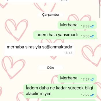 İade Sürecinde İlgisizlik Ve Gecikme Yaşadım