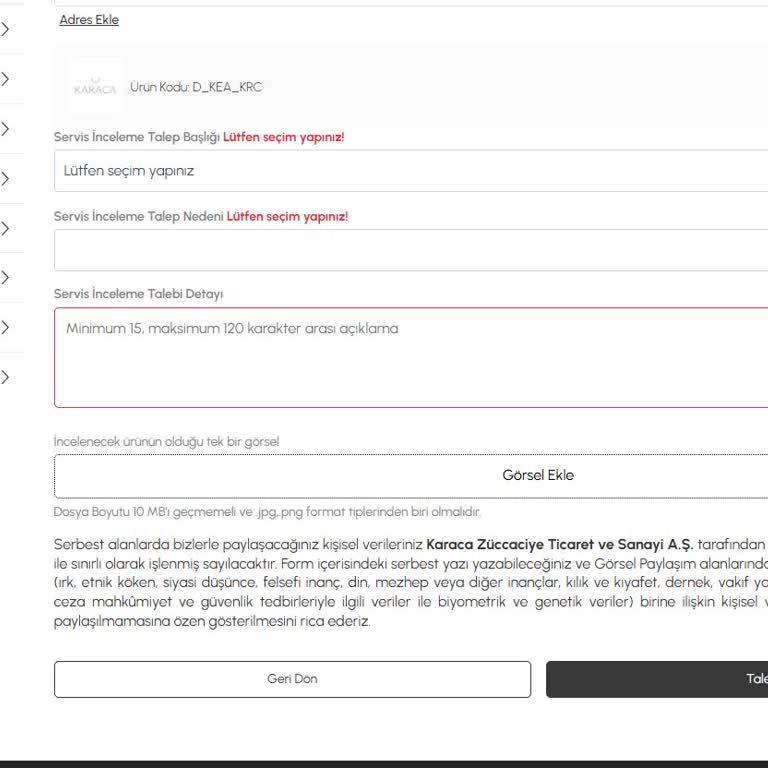Karaca Çay Makinesi Arızası Ve Servis Yönlendirme Çıkmazı