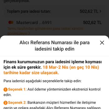 Temu'dan Yapılan İade İşleminin Gecikmesi Ve Müşteri Hizmetleri Sorunu