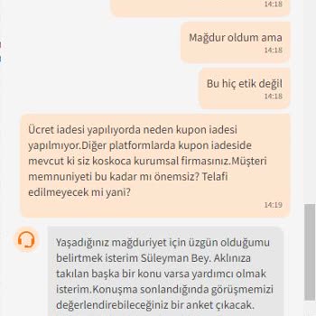 İade Sonrası İndirim Kuponlarım Hesabıma Yüklenmedi, Mağduriyet Yaşadım