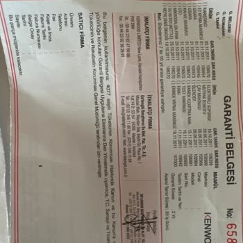 Kenwood Blender İçin Yedek Parça Bulunamıyor, Mağdurum!