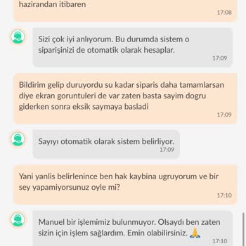 Dolap Uygulamasında Yanlış Sipariş Sayımıyla Komisyon İndirimi Kampanyası Mağduriyeti