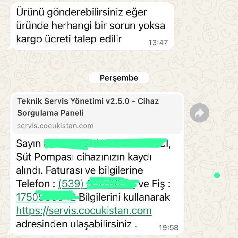 Arızalı Süt Sağma Makinesi İçin Değişim Ve Servis Sorunu