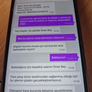 Para Transferi Sonrası Bakiyem Düşüldü, Para Hesabıma Ulaşmadı