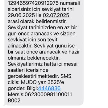 Mudo Gardırop Teslimatı Gecikti Bilgi Verilmedi Mağdur Oldum