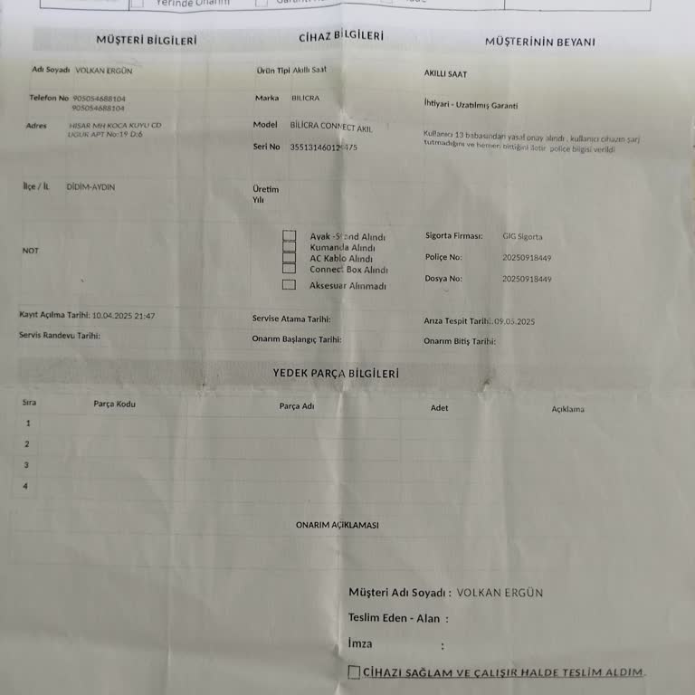 Özel Sigorta Vaatleri Yerine Getirilmedi, Mağdur Edildik