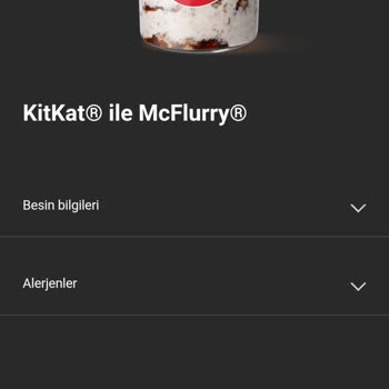 McDonald's Mcflurry Kitkat Sunumu Görselle Alakasız Ve Yanıltıcı!