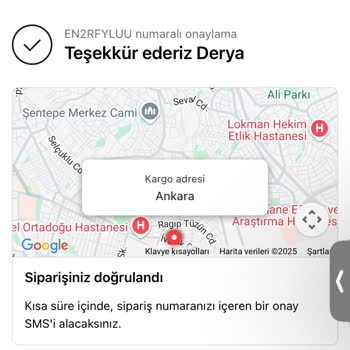 Sipariş Sonrası İletişim Kurulamıyor Ürün Teslim Edilmedi