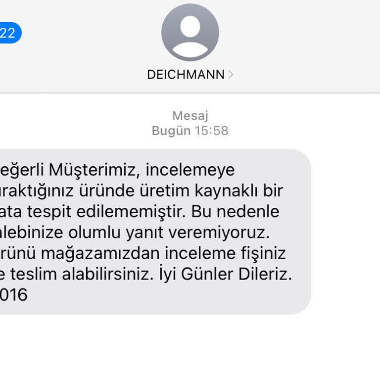 Aldığım Terlik Ayağı Yara Yaptı, İade Talebim Reddedildi