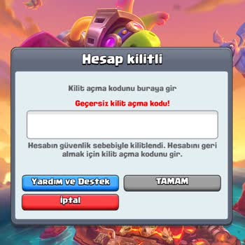 Clash Royale Hesabım Haksız Yere Kapandı, Destek Ekibine Ulaşamıyorum