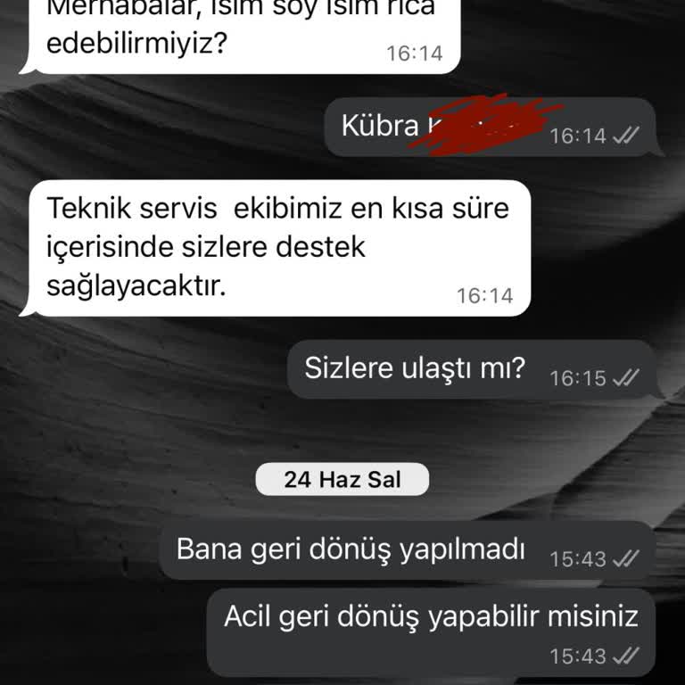 Teknik Servisten Yetersiz Bilgilendirme Ve İletişim Sorunu