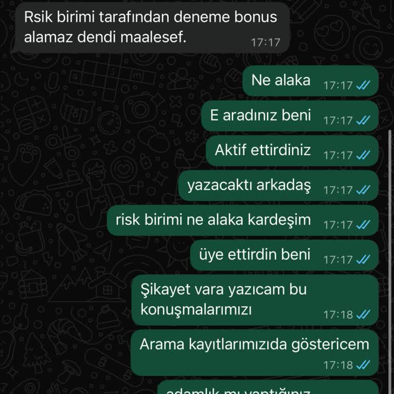 Deneme Bonusu Onaylanmadı, Üyelik Sonrası Mağduriyet Yaşadım
