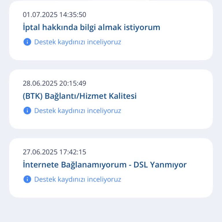 Bir Haftadır İnternetsizim Destek Ekibi Çözüm Sunmuyor