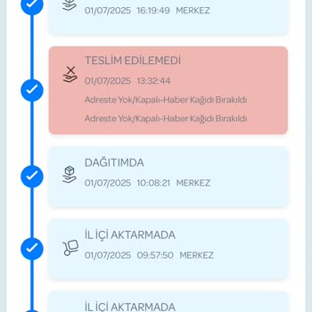 PTT Kargo Teslimatında Adrese Gelinmeden 'Bulunamadı' Denilerek Kargonun Şubeye Gönderilmesi