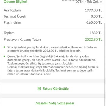 Eksik Ürün Ve Yanlış İade Tutarı Sorunu: Trendyol Carrefour Market