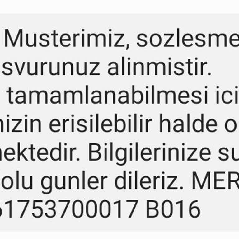 Sayaç Erişilebilirliği Hakkında Anlaşılmaz Mesaj Ve Fesih İşlemi Sorunu