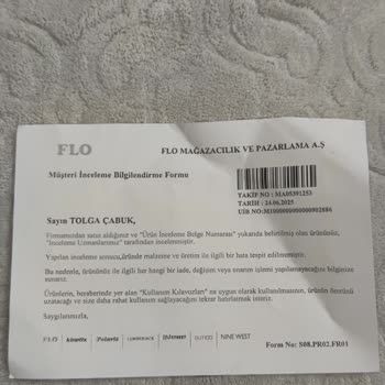 Reebok Ayakkabıda Kısa Sürede Sorun Ve FLO'nun İlgisizliği