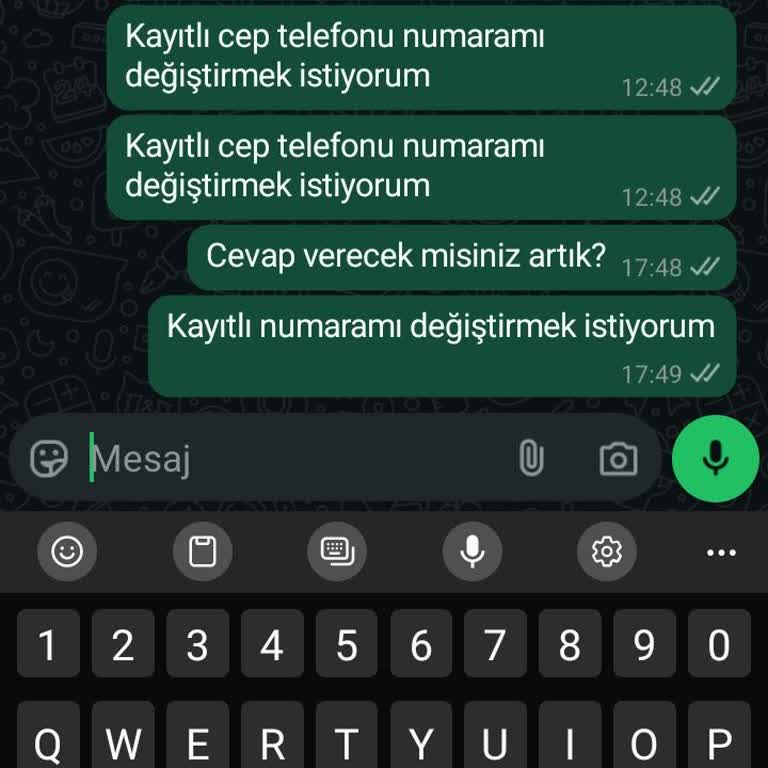 Telefon Numarası Güncellenemiyor, Destek Hattı Yetersiz Ve Cevapsız