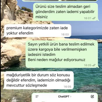 İade Hakkım Keyfi Şekilde Reddedildi