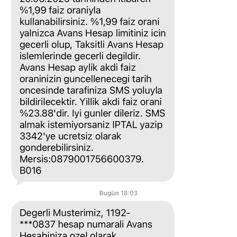 Kısa Süreli Kampanya Ve Yükselen Faiz Oranları Nedeniyle Mağduriyet Yaşadım