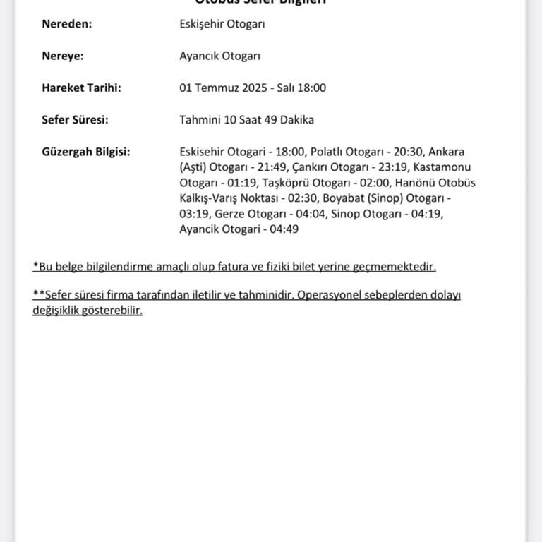 Koltuk Numarası Onayım Olmadan Değiştirildi