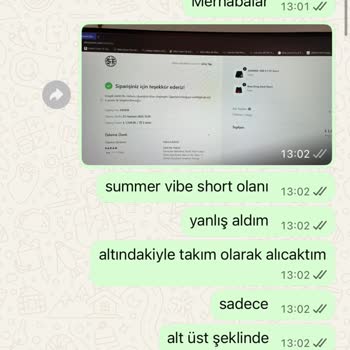 Sipariş Verdiğim Ürün Gönderilmedi