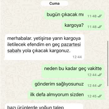 Sipariş Verdiğim Ürün Gönderilmedi