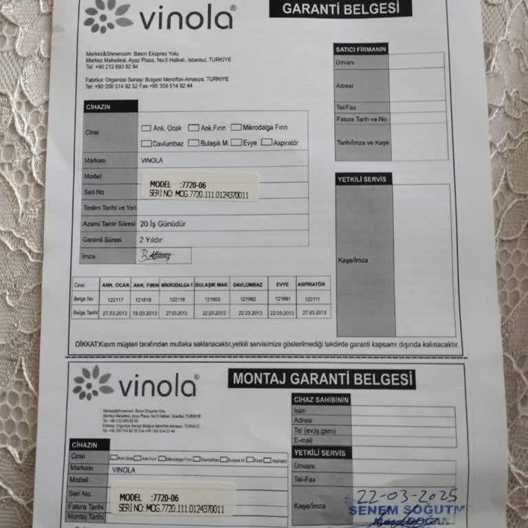 Vinola Ocakta Arıza Ve Servis İlgisizliği Mağduriyet Yaşatıyor