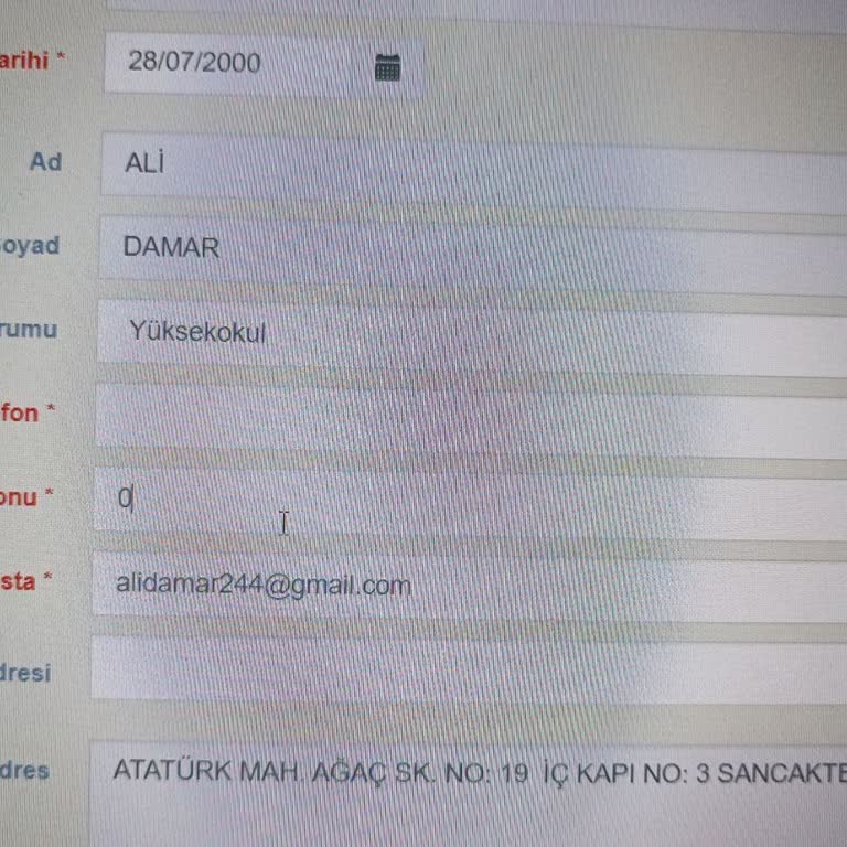 TÜBİS Sisteminde Kimlik Bilgileri Hatası Nedeniyle Şikayet Oluşturulamıyor