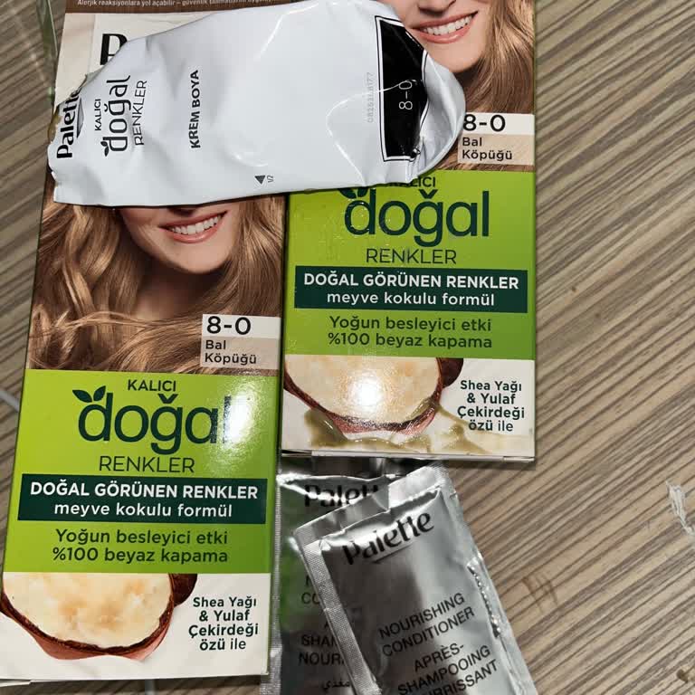 Sarı Saçlarım Palette Boyayla Kahverengiye Döndü