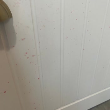 Domestos Kullanımı Sonrası Dolap Kapaklarında Oluşan Çıkmayan Pembe Lekeler