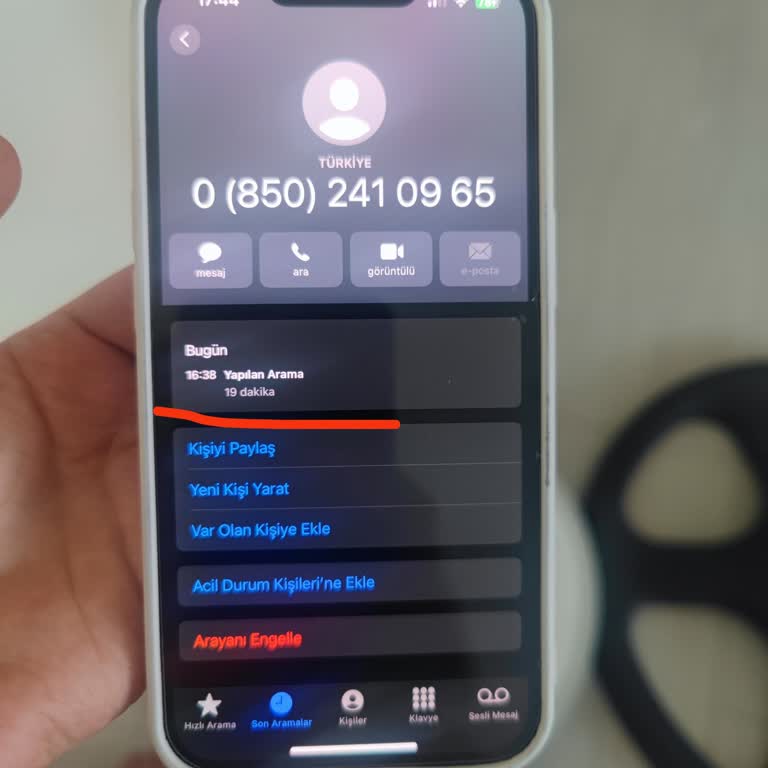 Bilet İşlemi İçin Aradığım Numara Beklenmedik Ücret Talep Etti