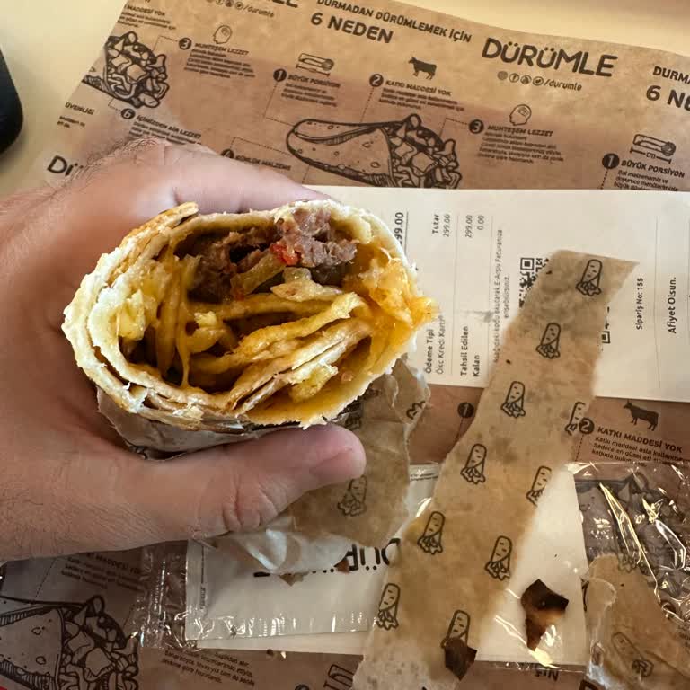 Dürümle'de Patates Ağırlıklı Dürüm Hayal Kırıklığı