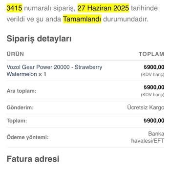 Sipariş Sonrası İletişimsizlik Ve Kargo Bilgilendirmesi Yapılmaması