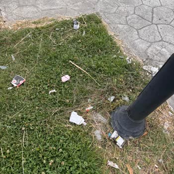 Çocuk Parkında Gece Oluşan Güvensizlik Ve Kirlilik Endişesi