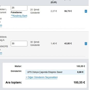 Ticaret Bakanlığı 100 Euro'luk Elektronik Parça İçin 550 Euro Gümrük Ve Ek Masraf Mağduriyeti