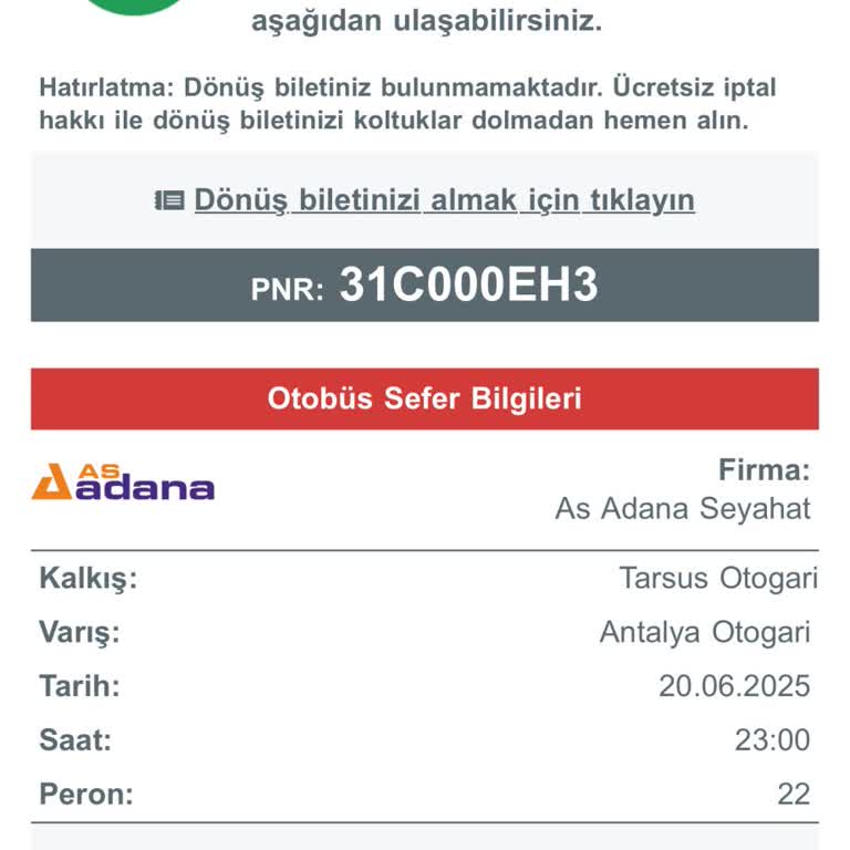 Otobüsün Uzun Rötarı Sonrası Bilet İadesi Yapılmadı