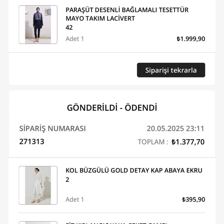 Kadriye Baştürk İptal Edilen Siparişin İadesi Yapılmadı, Firma İlgisiz Davrandı